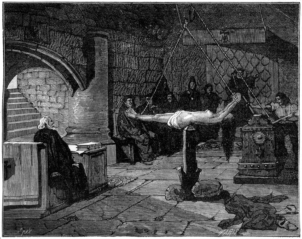 De buitengewone vraag, extreme vorm van marteling, 1882-1884 door Unbekannt