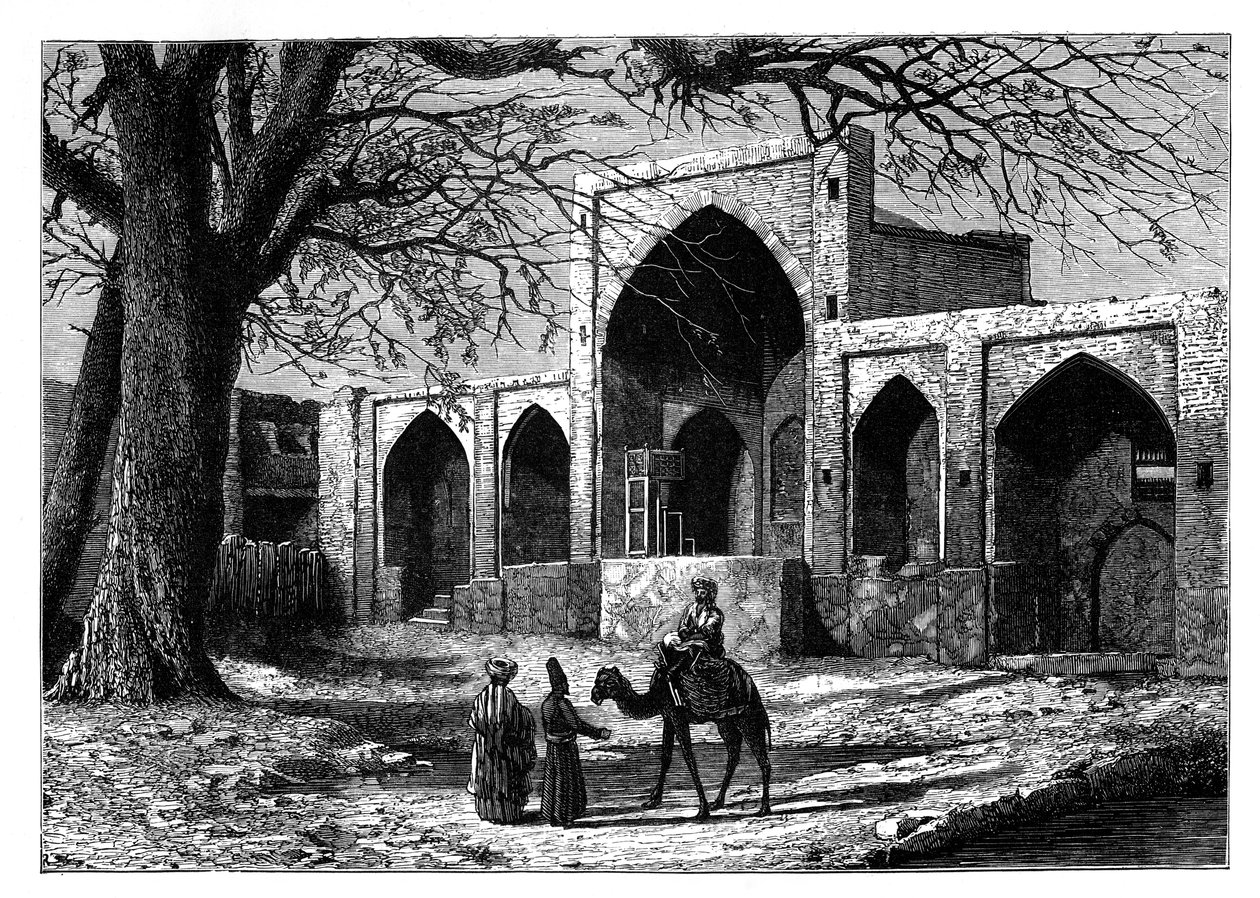 Het graf van Nadir Shah van Perzië in Mekka, 1688-1747 door Unbekannt