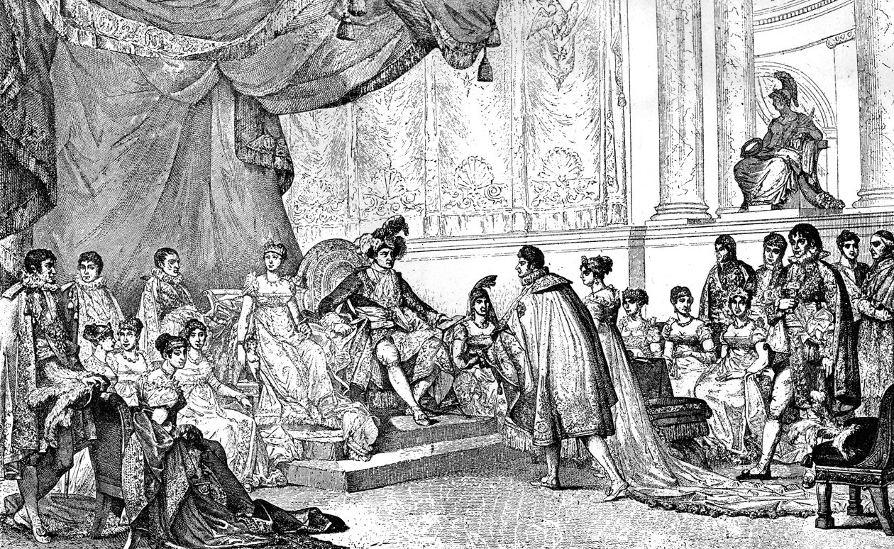 Het huwelijk van Jerome Bonaparte, 22 augustus 1807 1882-1884 door Unbekannt