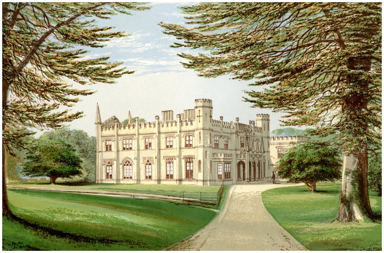 Thrybergh Park, Yorkshire, huis van de familie Fullerton, ca. 1880 door Unbekannt