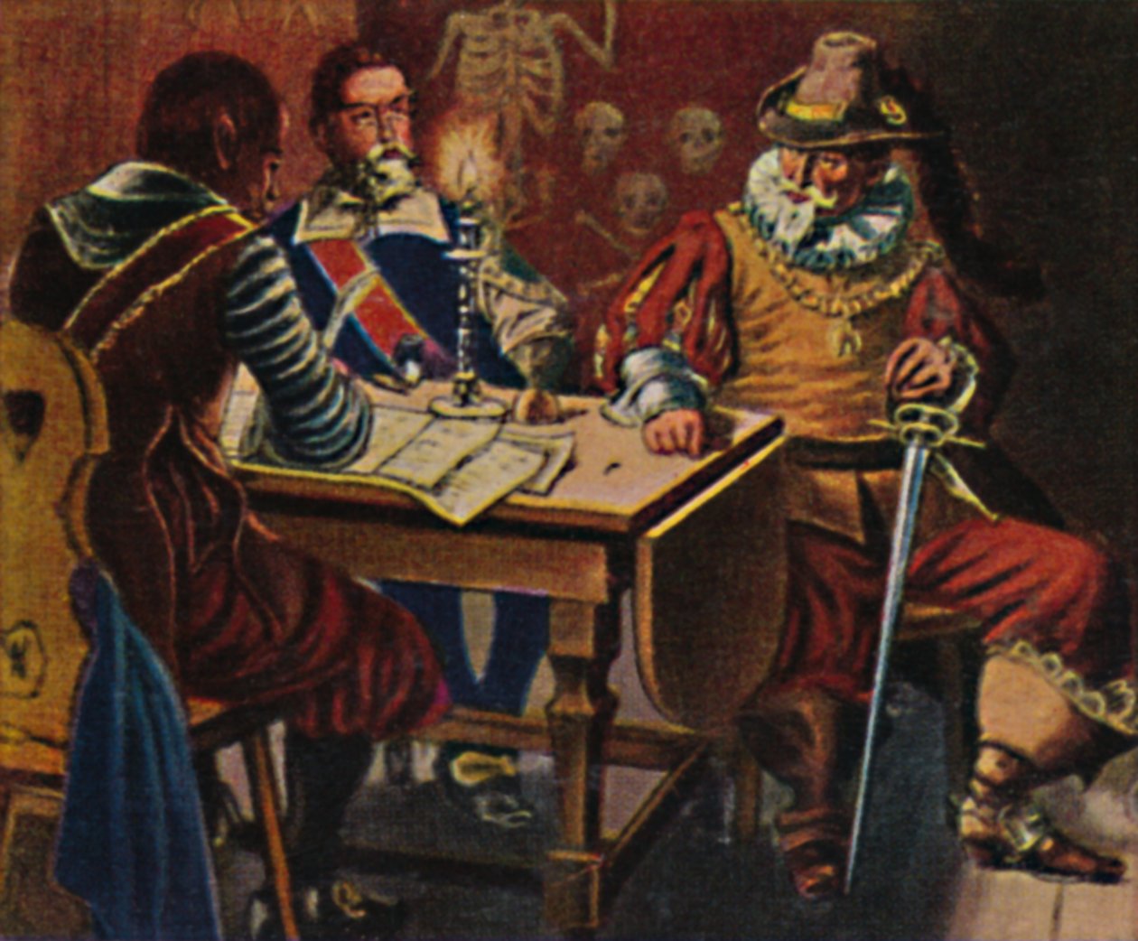 Tilly 1559-1632 - Gravure naar het schilderij van A. van Dyck, 1934 door Unbekannt