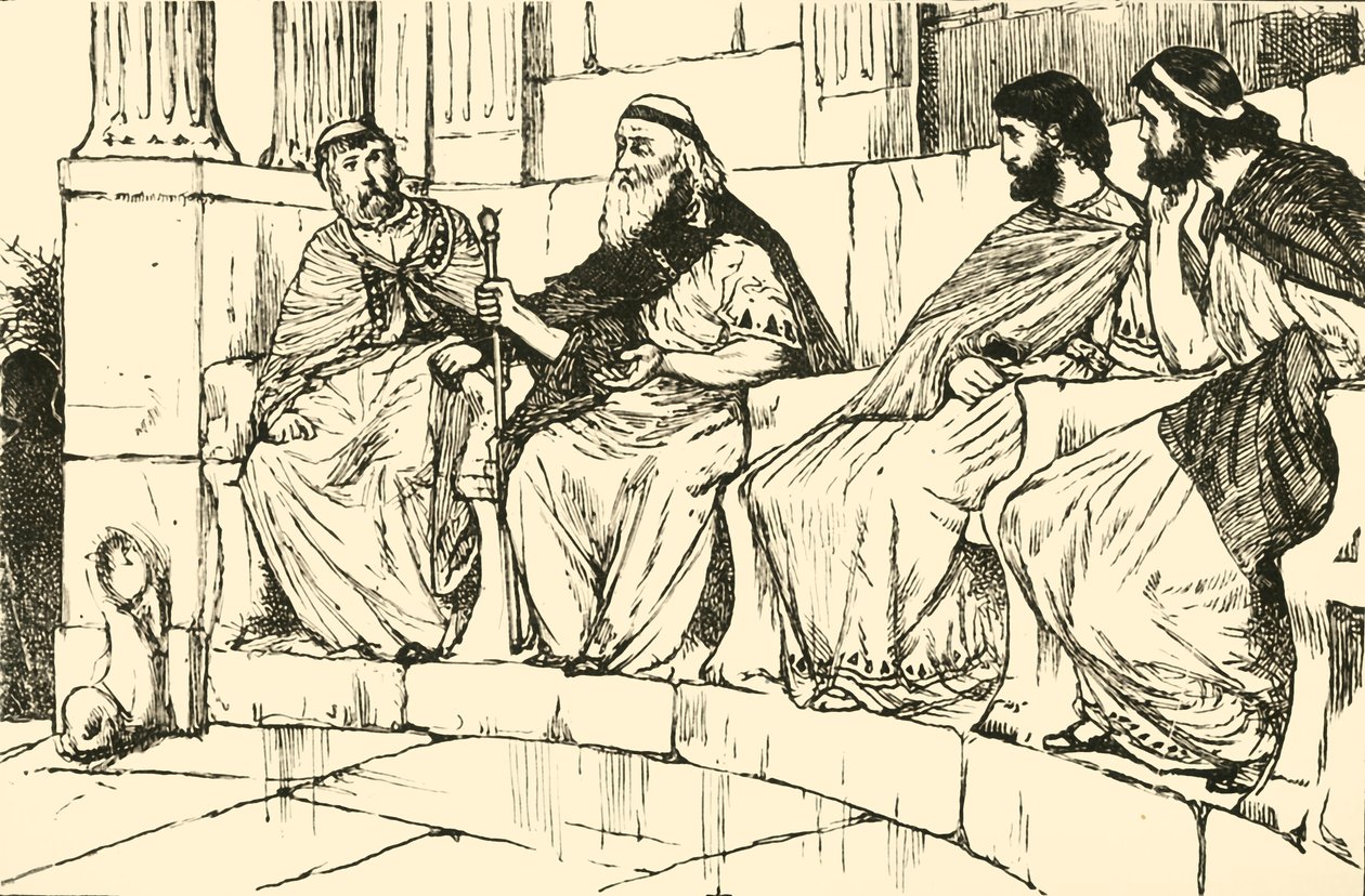 Timelon in de Syracusaanse Vergadering, 1890 door Unbekannt