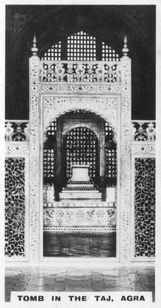 Graf in de Taj, Agra, Uttar Pradesh, India, ca. 1925 door Unbekannt