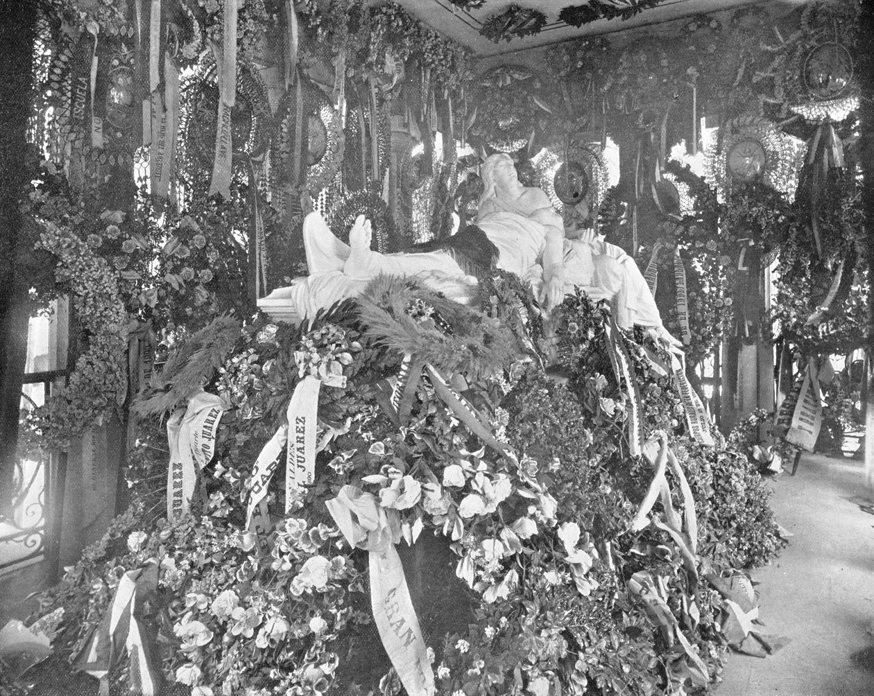 Graf van Juarez, San Fernando Cemetery, Mexico-Stad, Mexico, ca. 1900 door Unbekannt