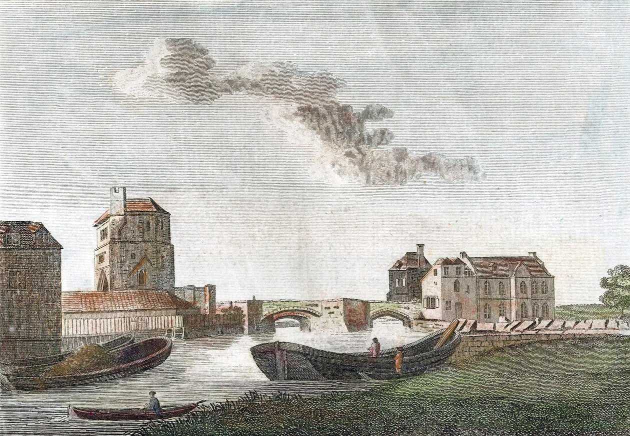 Toren van het Franciscaner klooster, Oxford, 1788 door Unbekannt