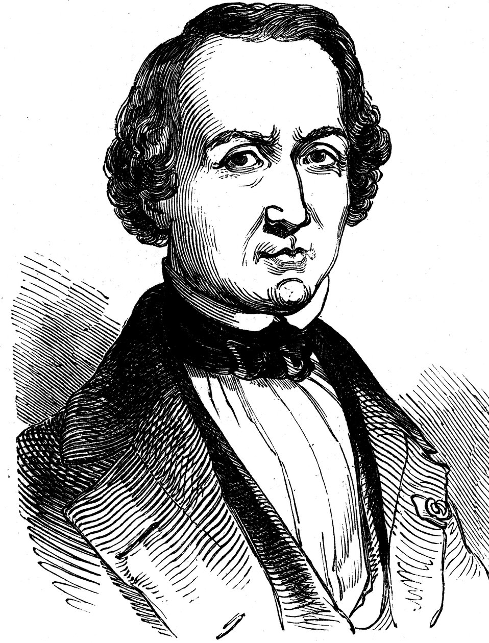 UJJ Leverrier, Franse astronoom die de positie van planeet Neptunus berekende in 1846-1847 door Unbekannt