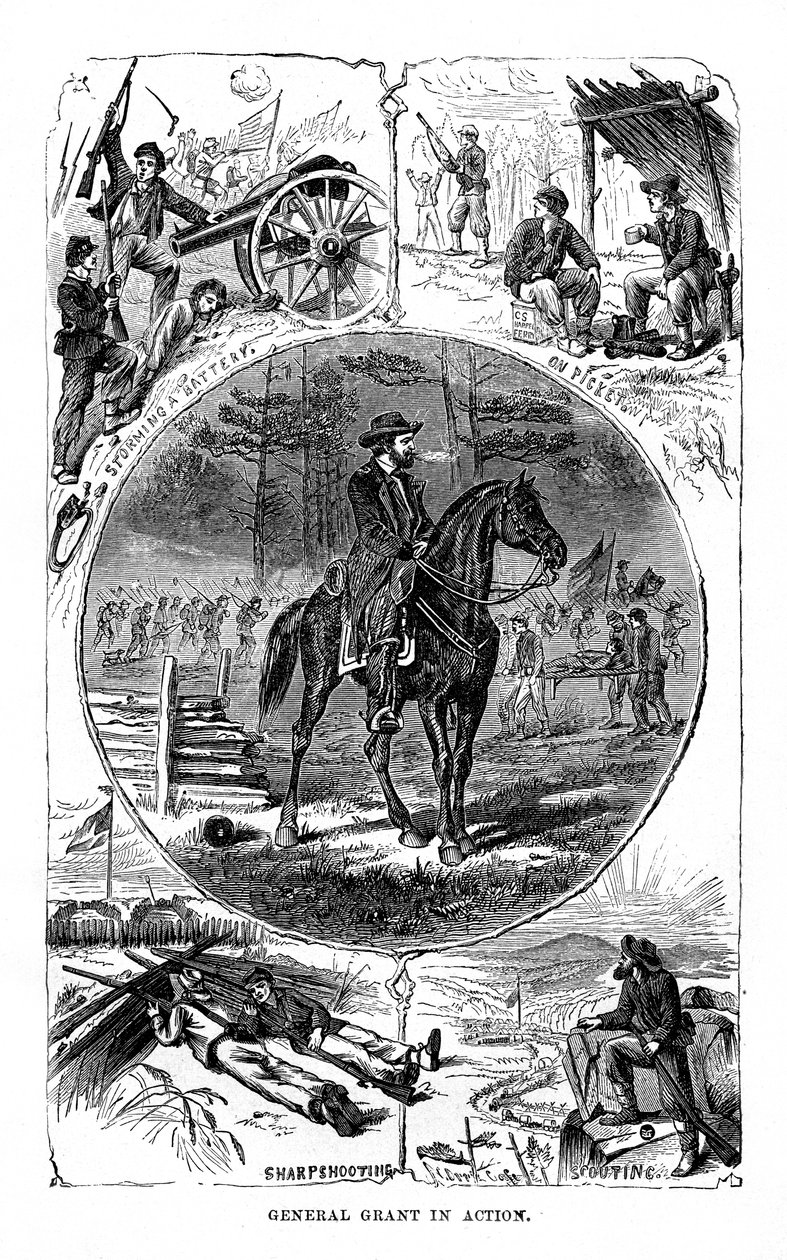 Ulysses S Grant, 18e president van de Verenigde Staten door Unbekannt