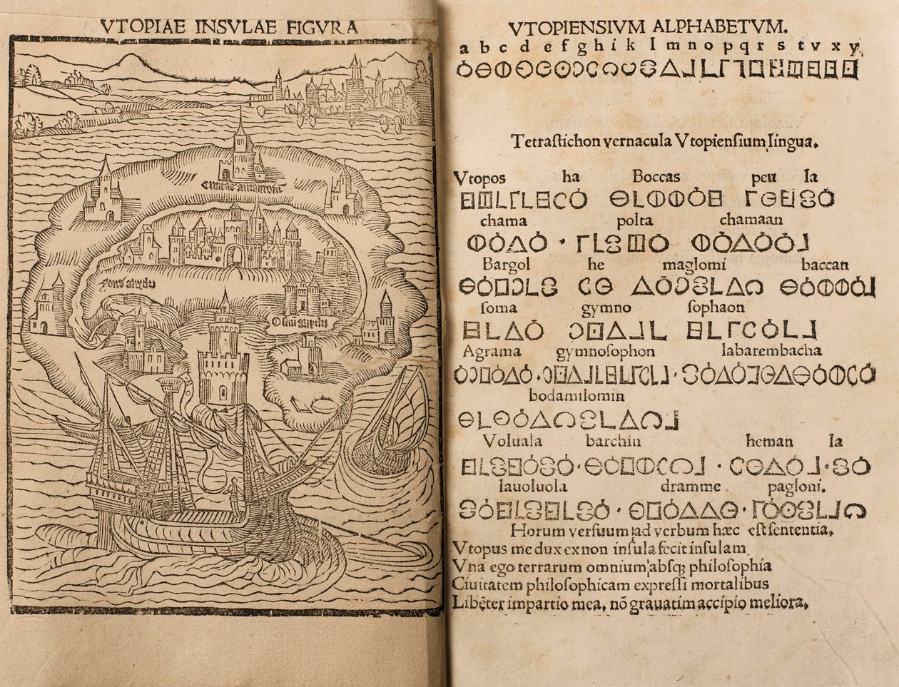 Utopia door Thomas More, 1516 door Unbekannt