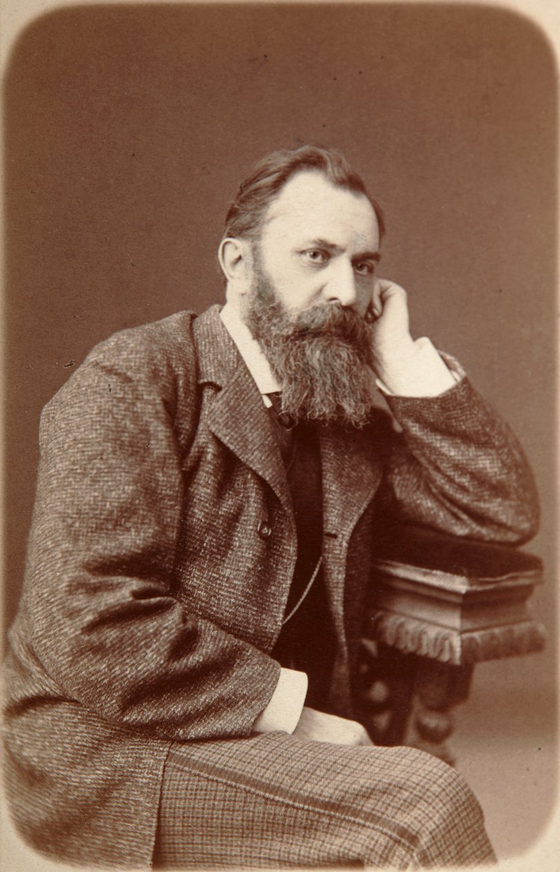 Vasily Perov, Russische kunstenaar, 1880 door Unbekannt