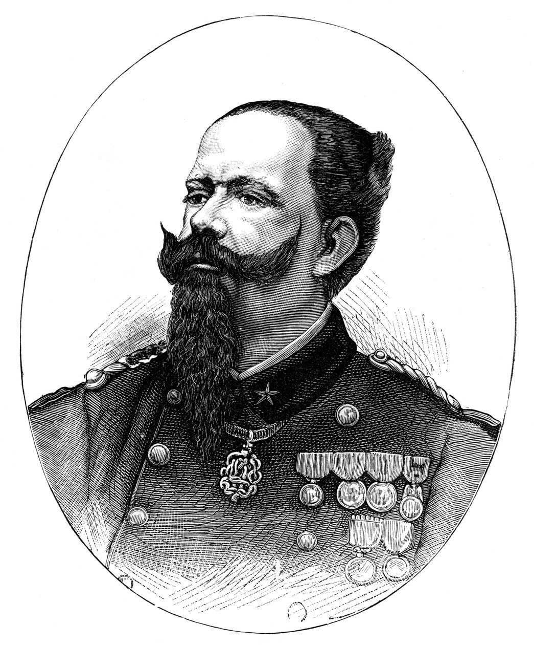 Victor Emmanuel II 1820-1878, Koning van Italië door Unbekannt
