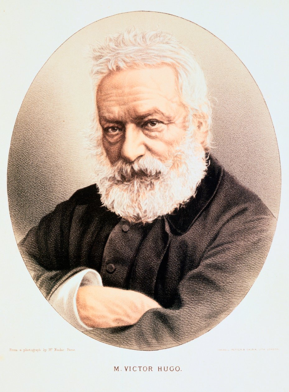 Victor Hugo, Franse dichter, toneelschrijver en romanschrijver, c1880 door Unbekannt
