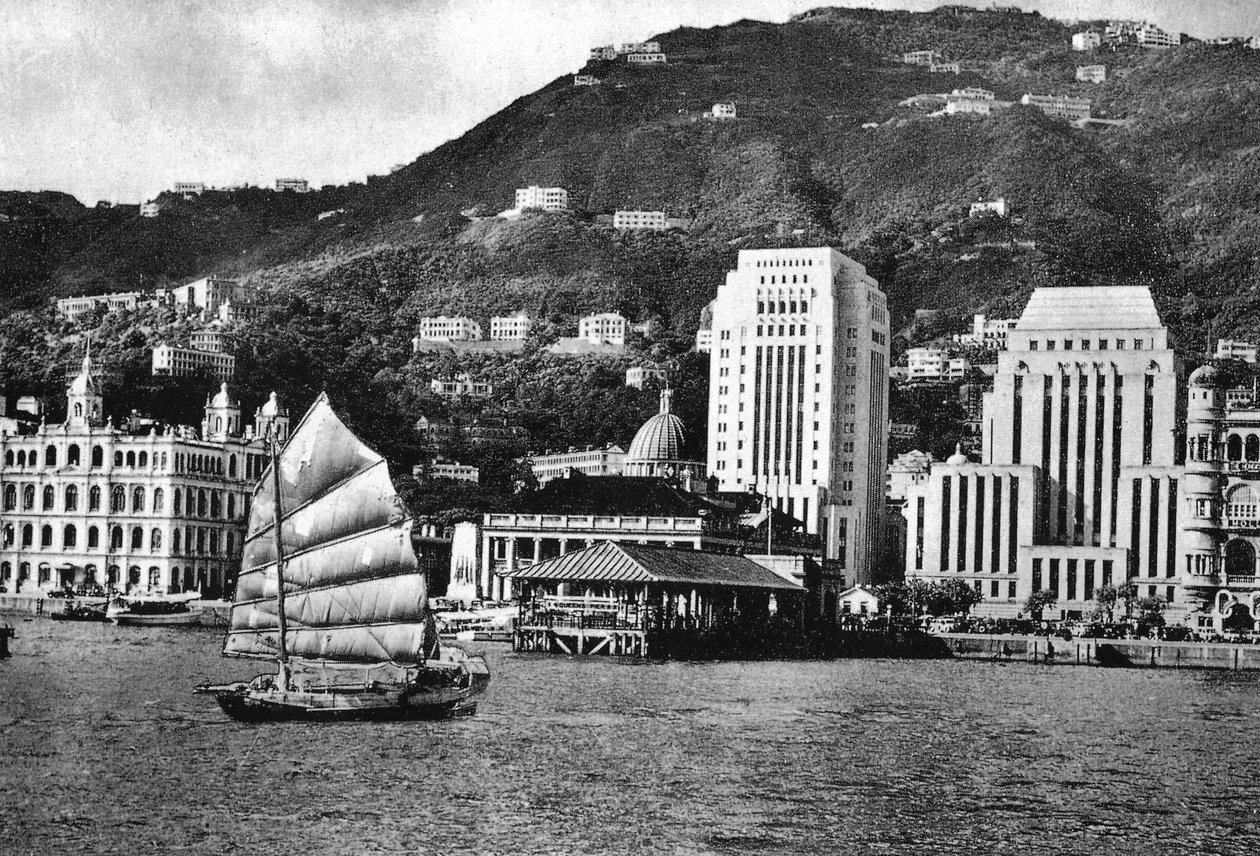 Victoria City, of de Stad Victoria, Hong Kong, c1920s-c1930s door Unbekannt