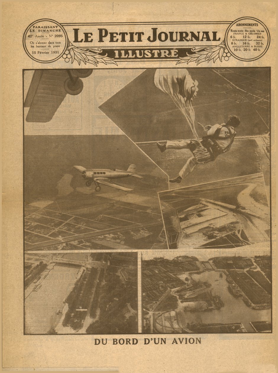 Uitzicht vanaf een vliegtuig, 1931 door Unbekannt