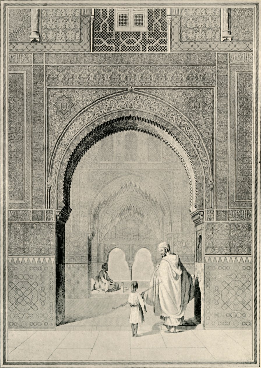 Uitzicht in de Hal van de Twee Zusters, 19e eeuw, 1907 door Unbekannt