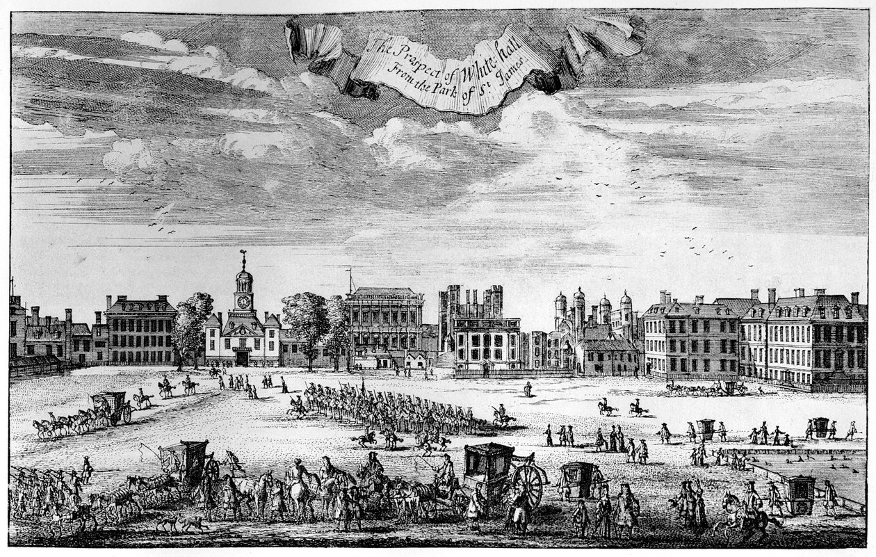 Uitzicht op Whitehall vanuit St James