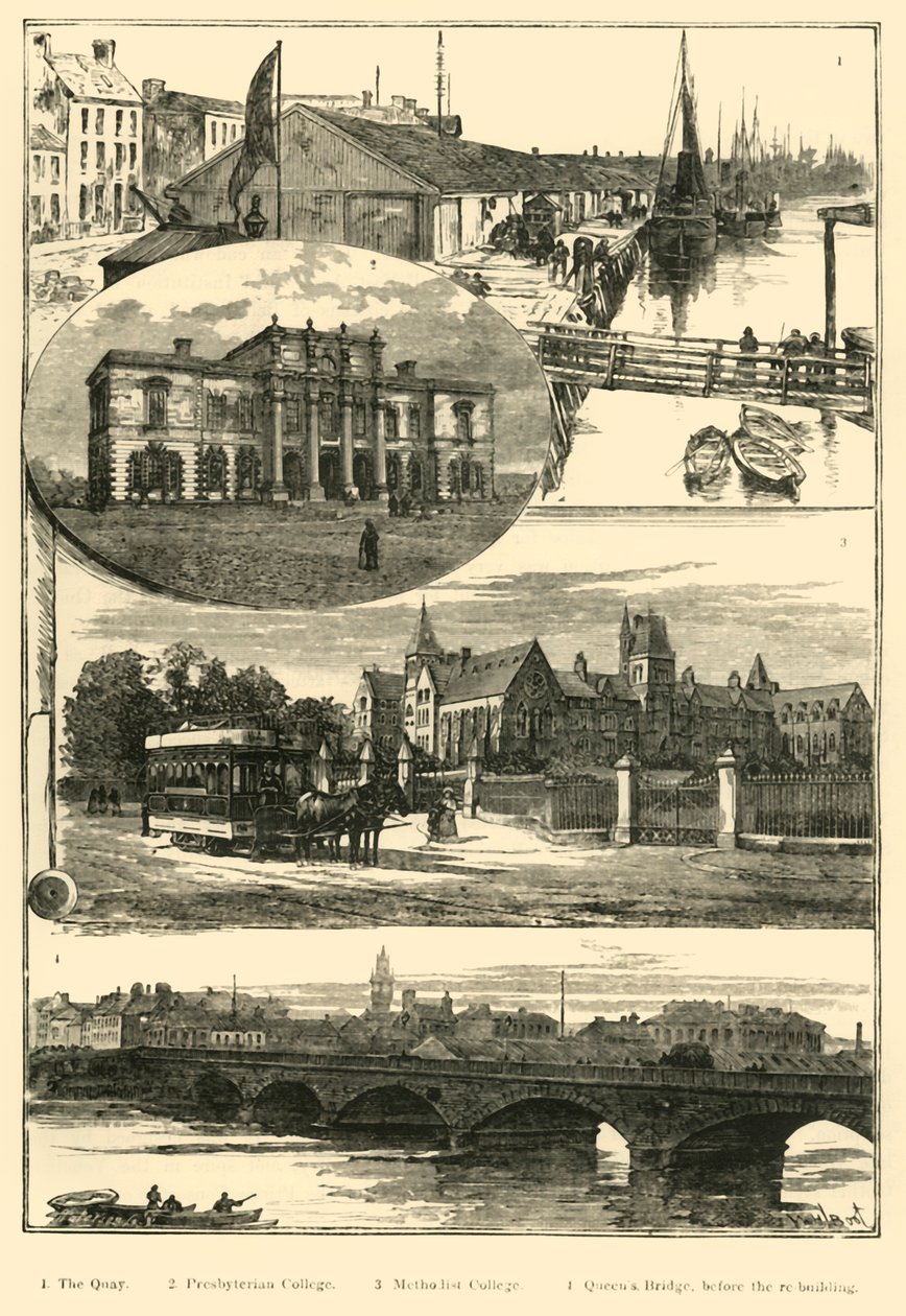 Uitzichten in Belfast, 1898 door Unbekannt