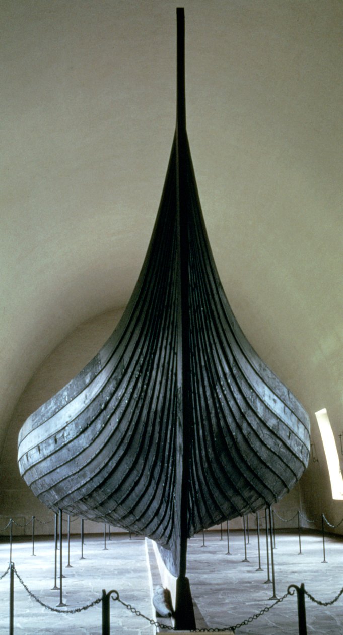 Vikingschip, Noorwegen, 9e eeuw door Unbekannt