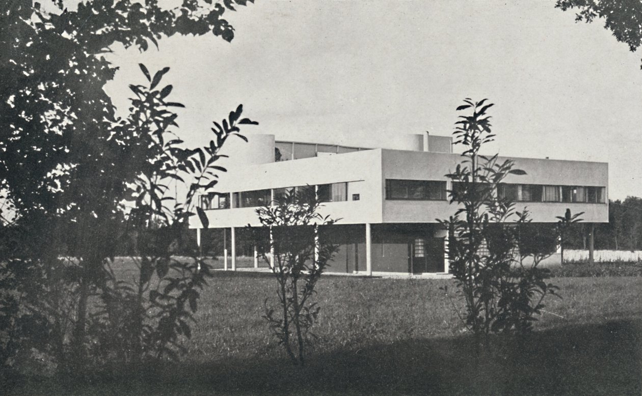 Villa in Poissy, gebouwd in gewapend beton, 1933 door Unbekannt