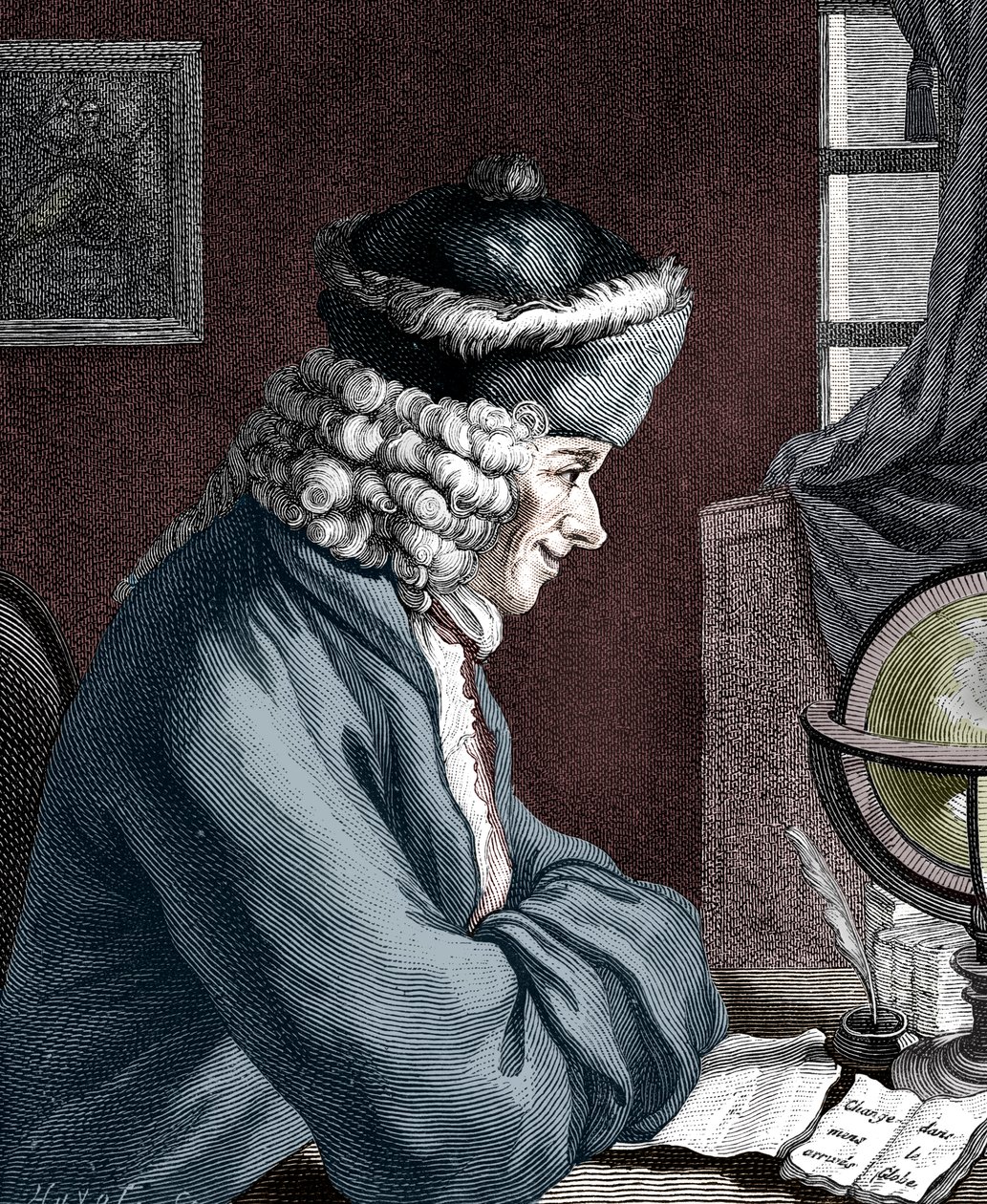 Voltaire, 18e-eeuwse Franse auteur, toneelschrijver, satiricus en letterkundige door Unbekannt
