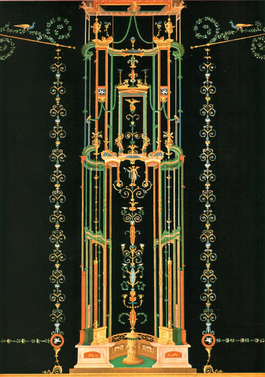 Muurschildering, Pompeii, Italië, 1928 door Unbekannt