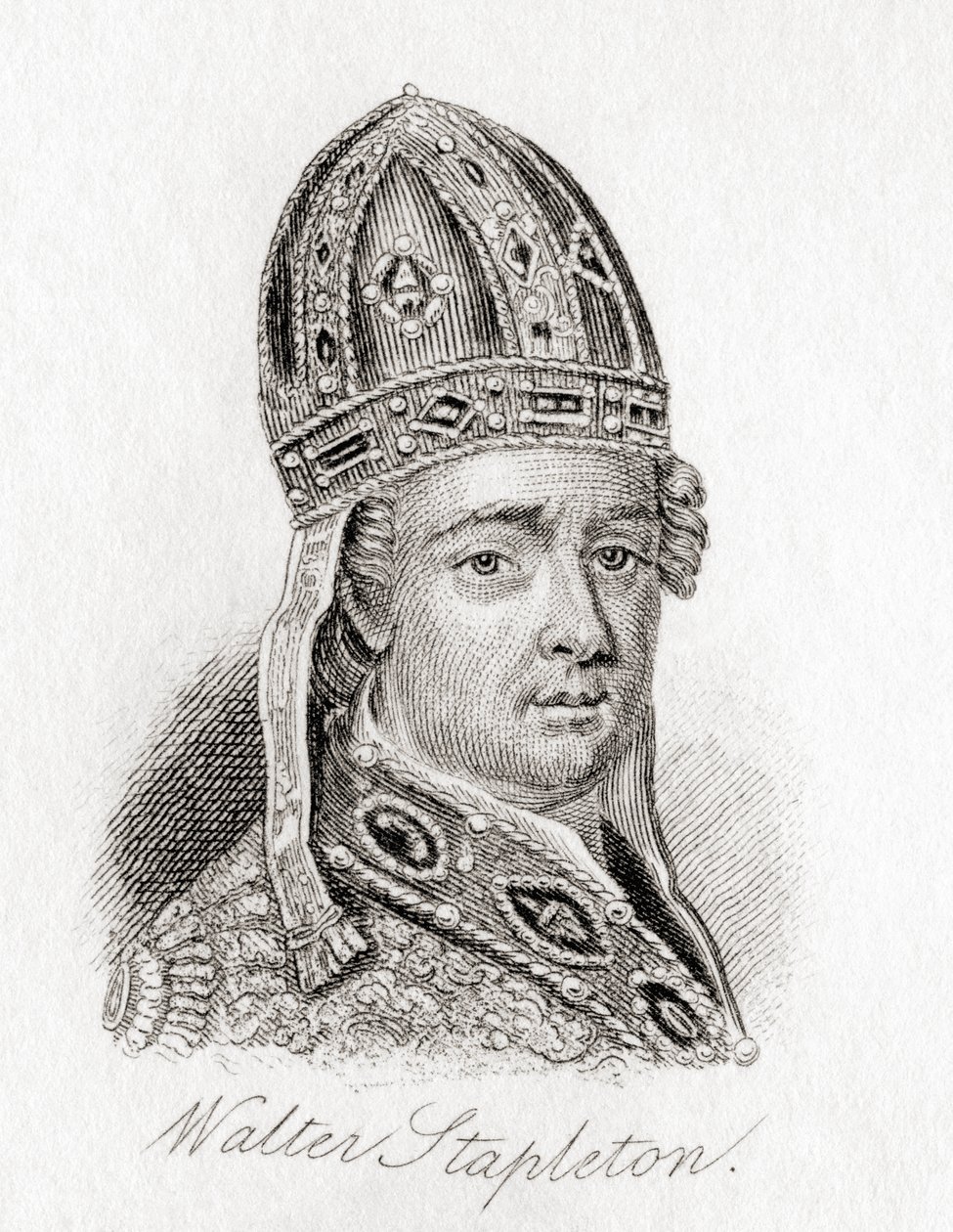 Walter de Stapledon, of Stapeldon door Unbekannt