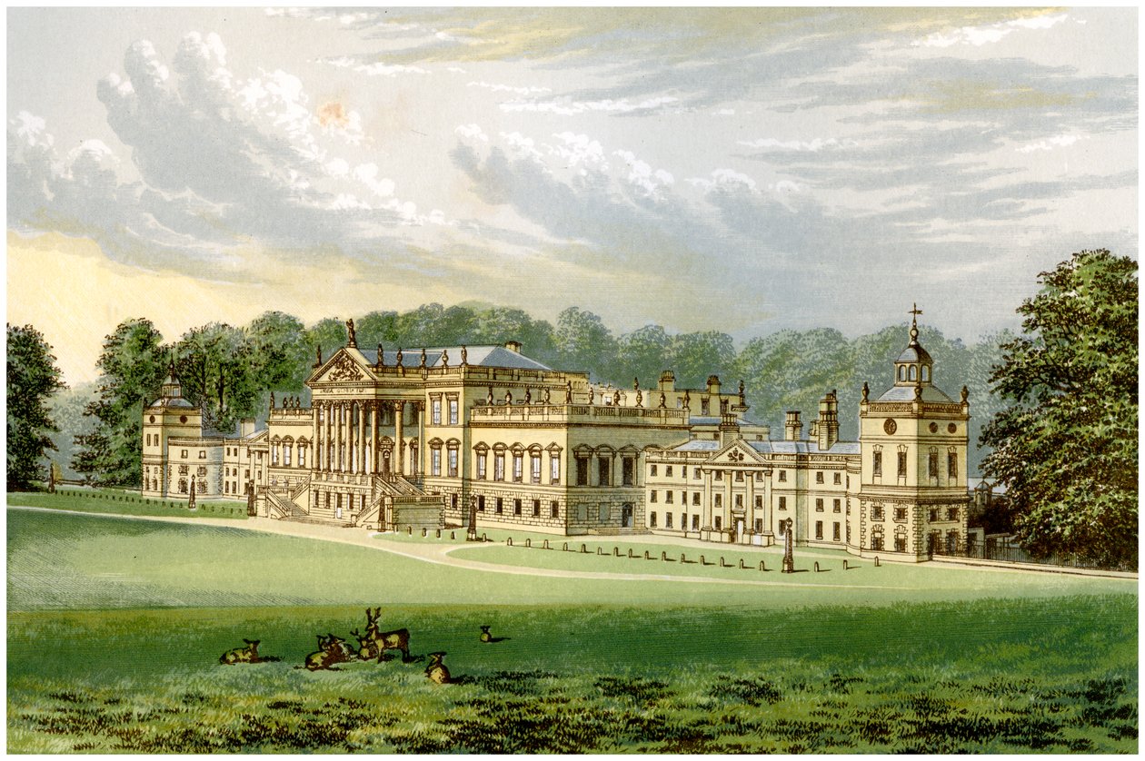Wentworth Woodhouse, Yorkshire, huis van Graaf Fitzwilliam, c1880 door Unbekannt
