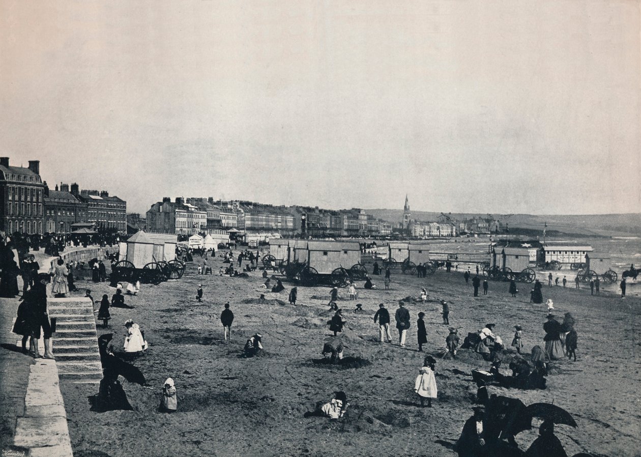 Weymouth - Algemeen Uitzicht op de Stad en het Strand door Unbekannt