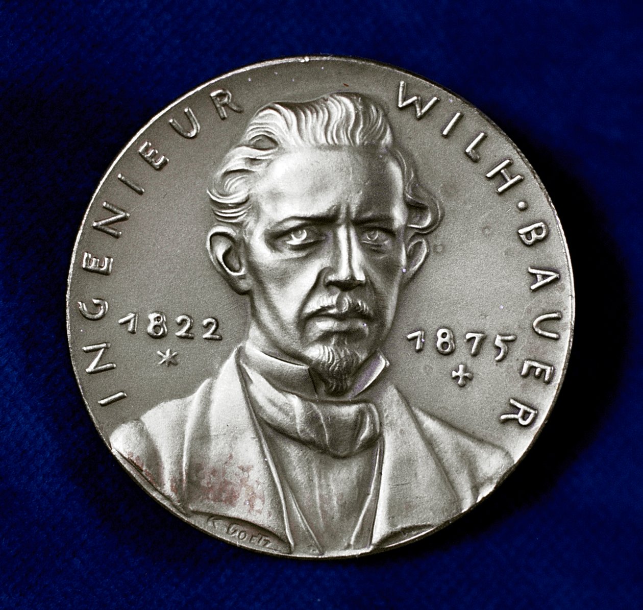 Wilhelm Bauer 1822-1875, Duitse uitvinder en pionier in de bouw van onderzeeërs door Unbekannt