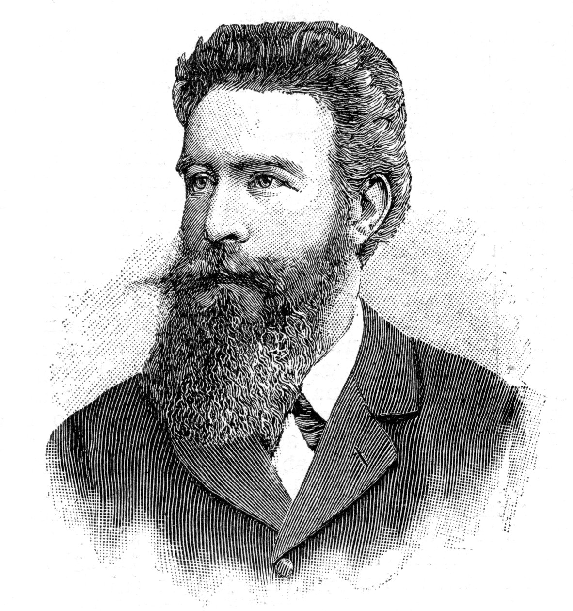 Wilhelm Konrad von Röntgen, Duitse natuurkundige, 1902 door Unbekannt