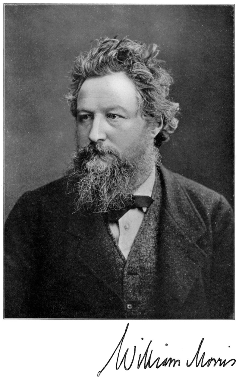 William Morris, 19e-eeuwse Engelse kunstenaar, schrijver, socialist en activist, 1901 door Unbekannt