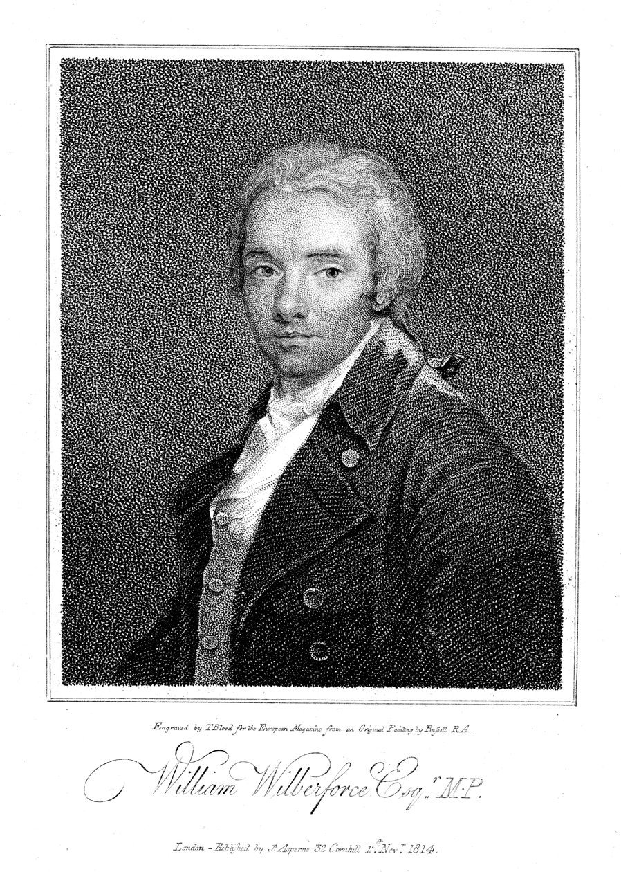 William Wilberforce, Engelse filantroop en anti-slavernij campagnevoerder, 1814 door Unbekannt