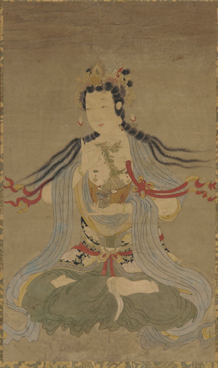 Wilgentak Guanyin, Ming-dynastie, 17e eeuw door Unbekannt