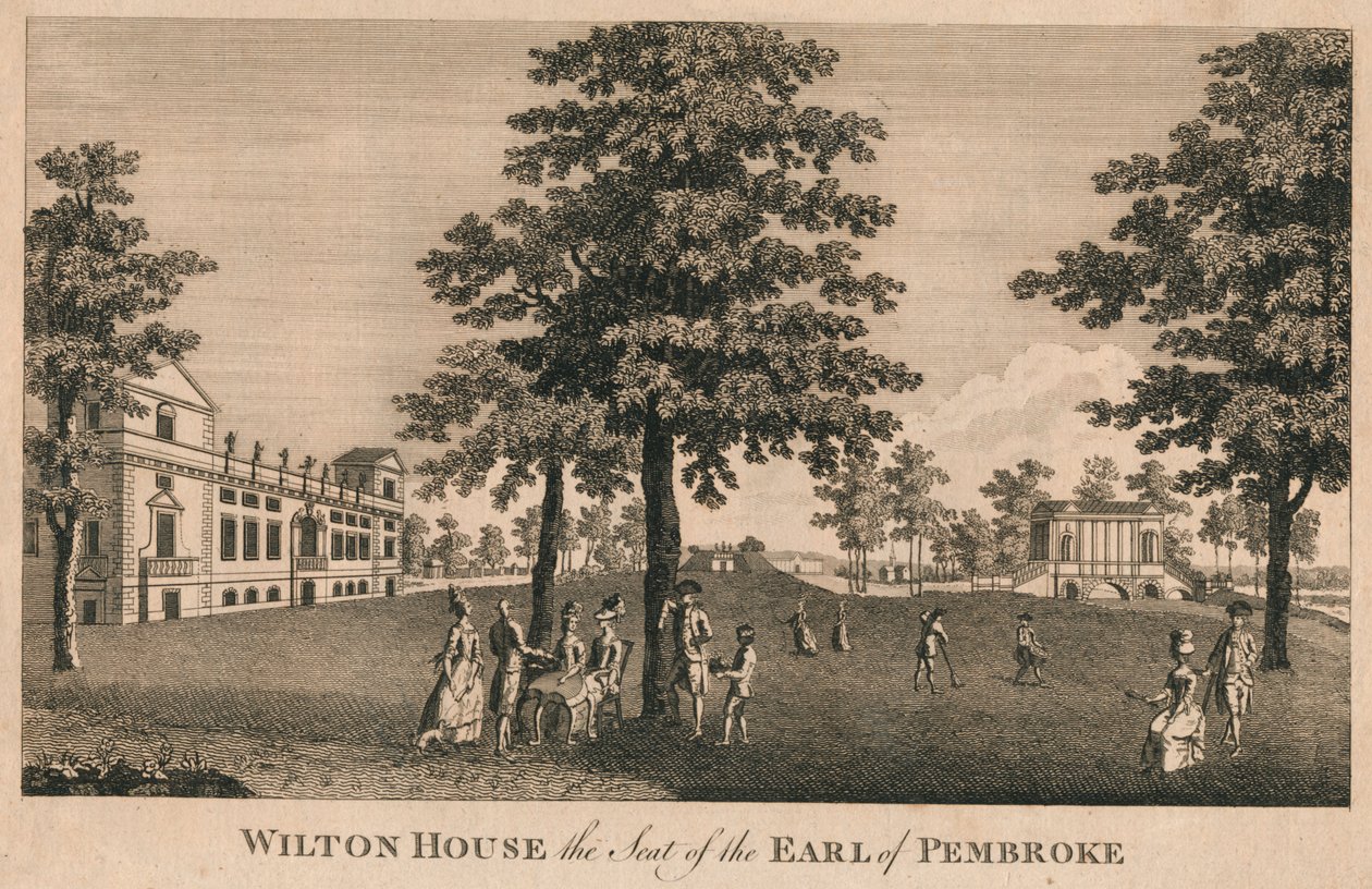 Wilton House, de zetel van de graaf van Pembroke, 1779 door Unbekannt