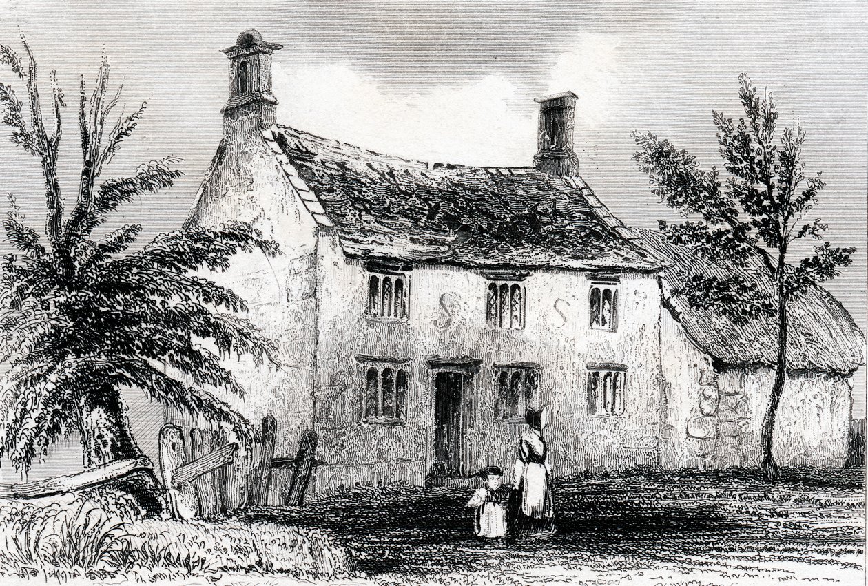 Woolsthorpe Manor, nabij Grantham, Lincolnshire, geboorteplaats van Sir Isaac Newton door Unbekannt