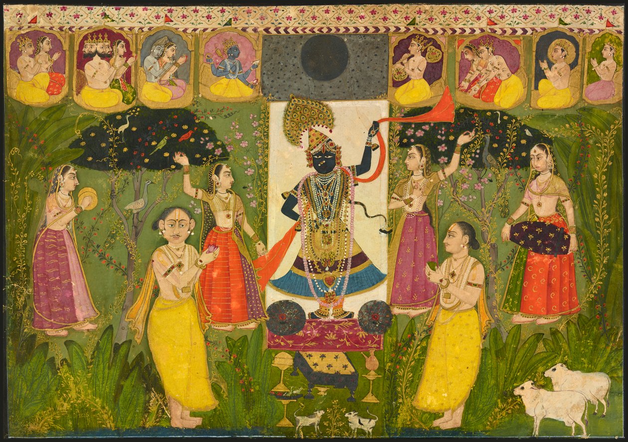 Aanbidding van Shri Nathji door Unbekannt