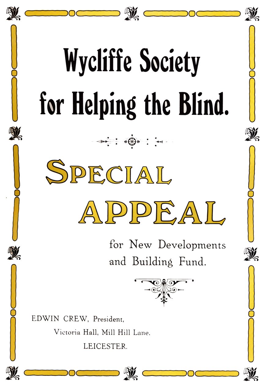Wycliffe Society for Helping the Blind, 1919 door Unbekannt