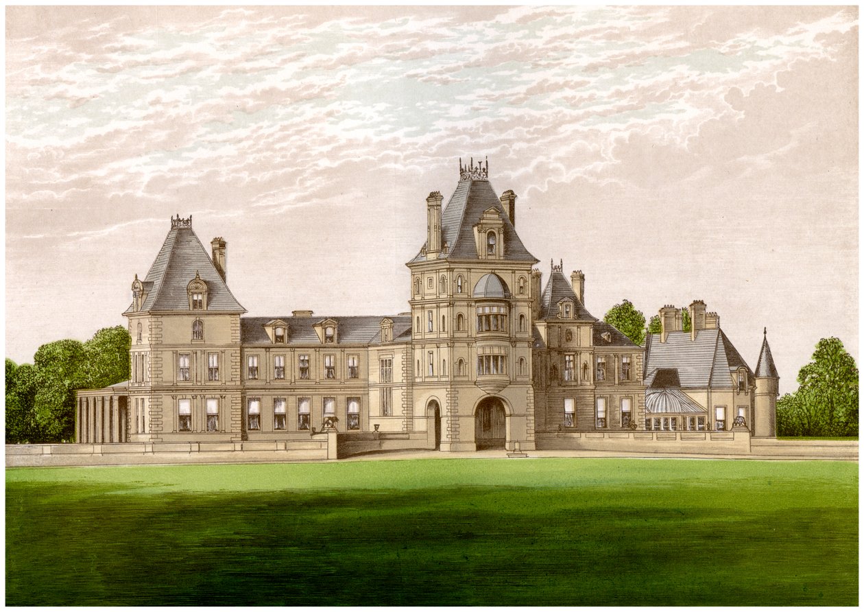 Wynnstay, Denbighshire, Wales, huis van Baronet Williams-Wynn, ca. 1880 door Unbekannt