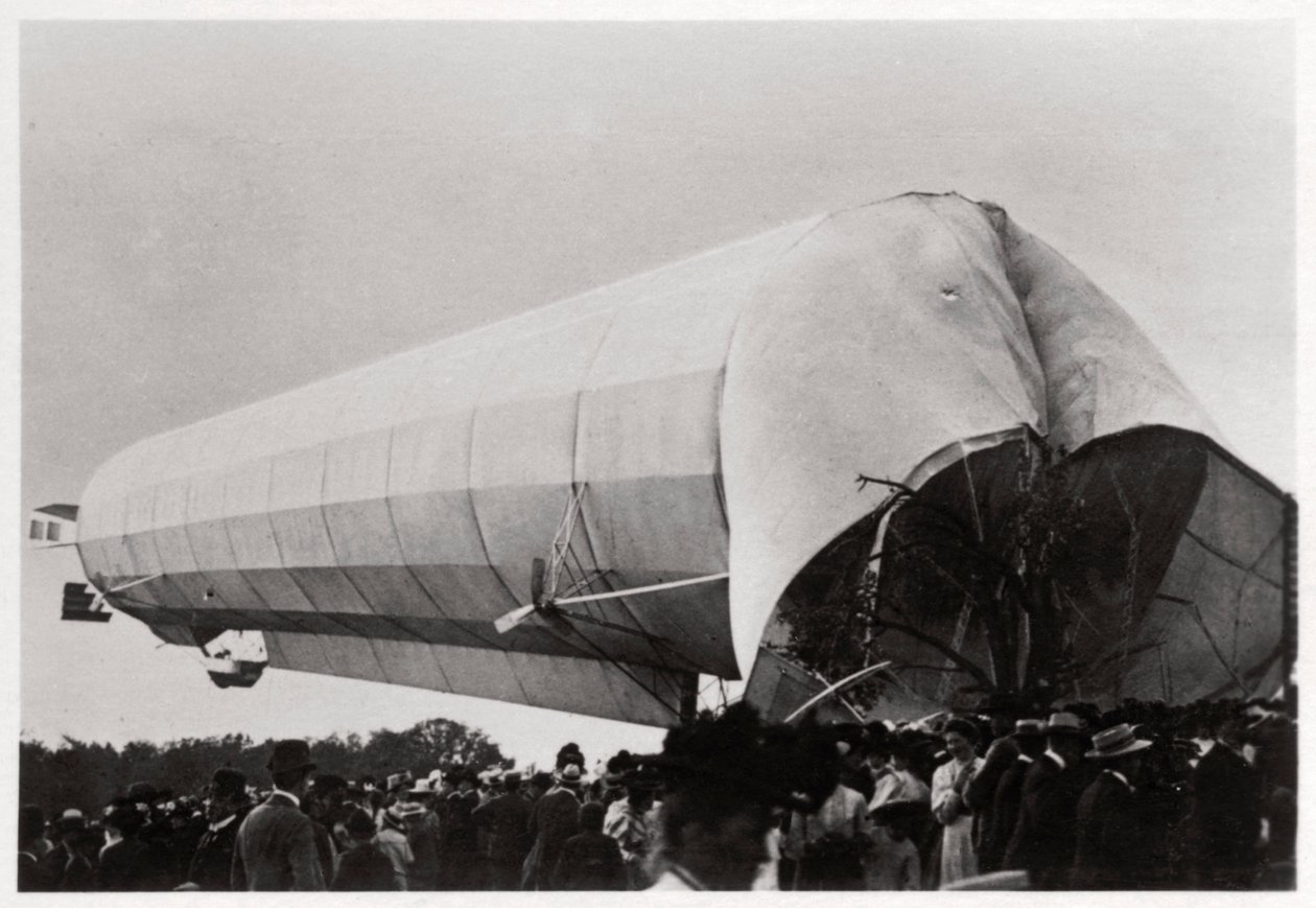 Zeppelin LZ 5 in Goeppingen, Duitsland, 1909 1933 door Unbekannt