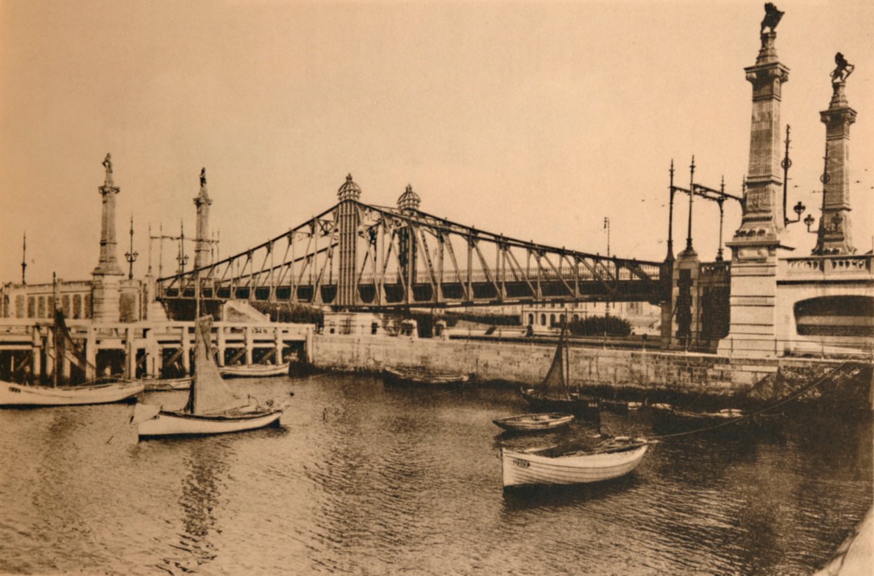de Smet De Naeyer Brug, ca. 1928 door Unbekannt