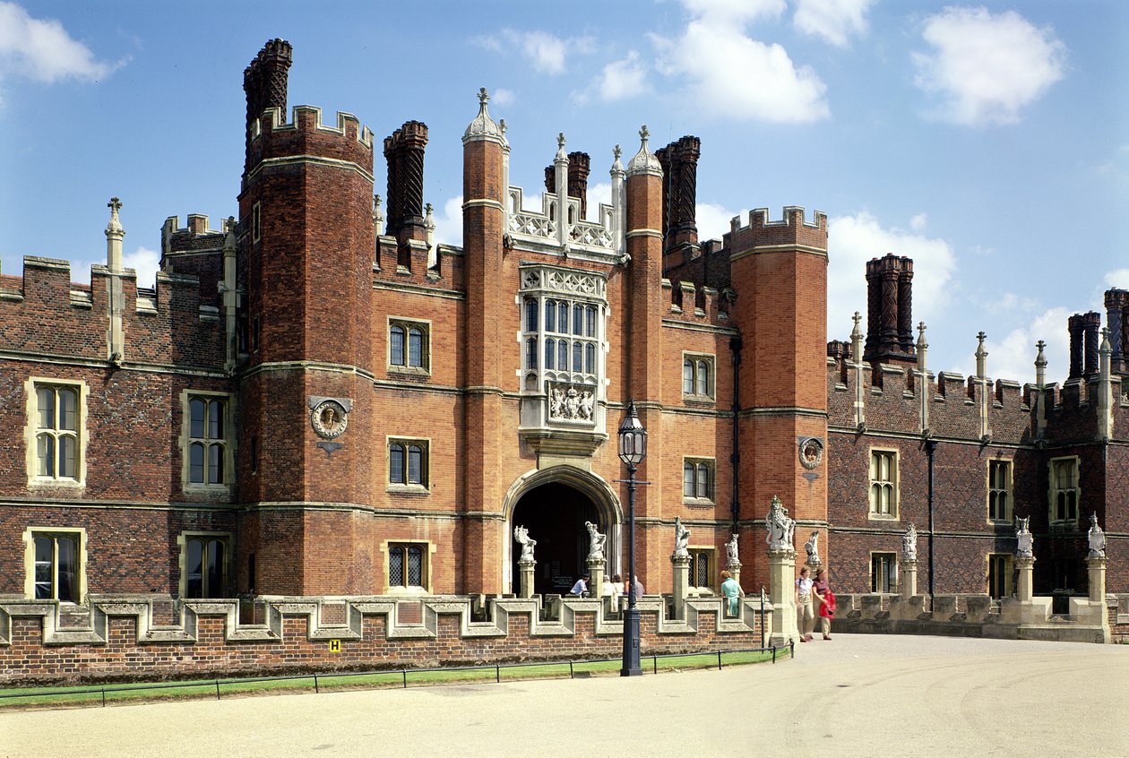 Hampton Court Palace in de lente 14 & 1520 door Unbekannt Unbekannt