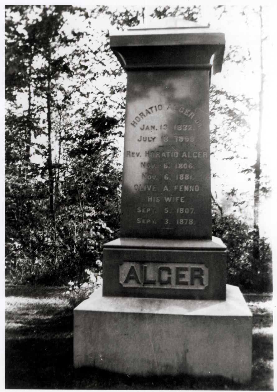 Graf van Horatio Alger in Natick, Massachusetts door Unbekannt Unbekannt