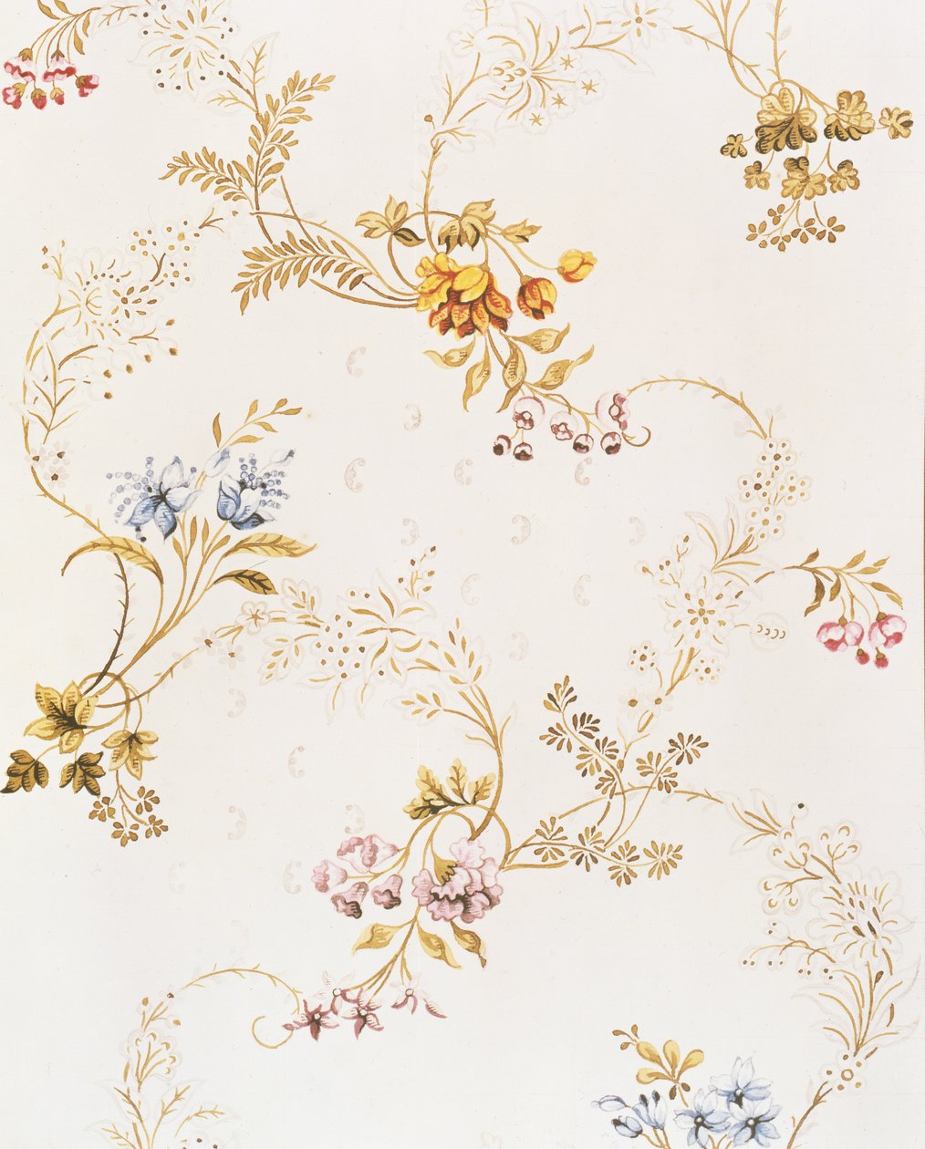 Rococo asymmetrisch bloemontwerp door Anna Maria Garthwaite, 1744 door Unbekannt Unbekannt