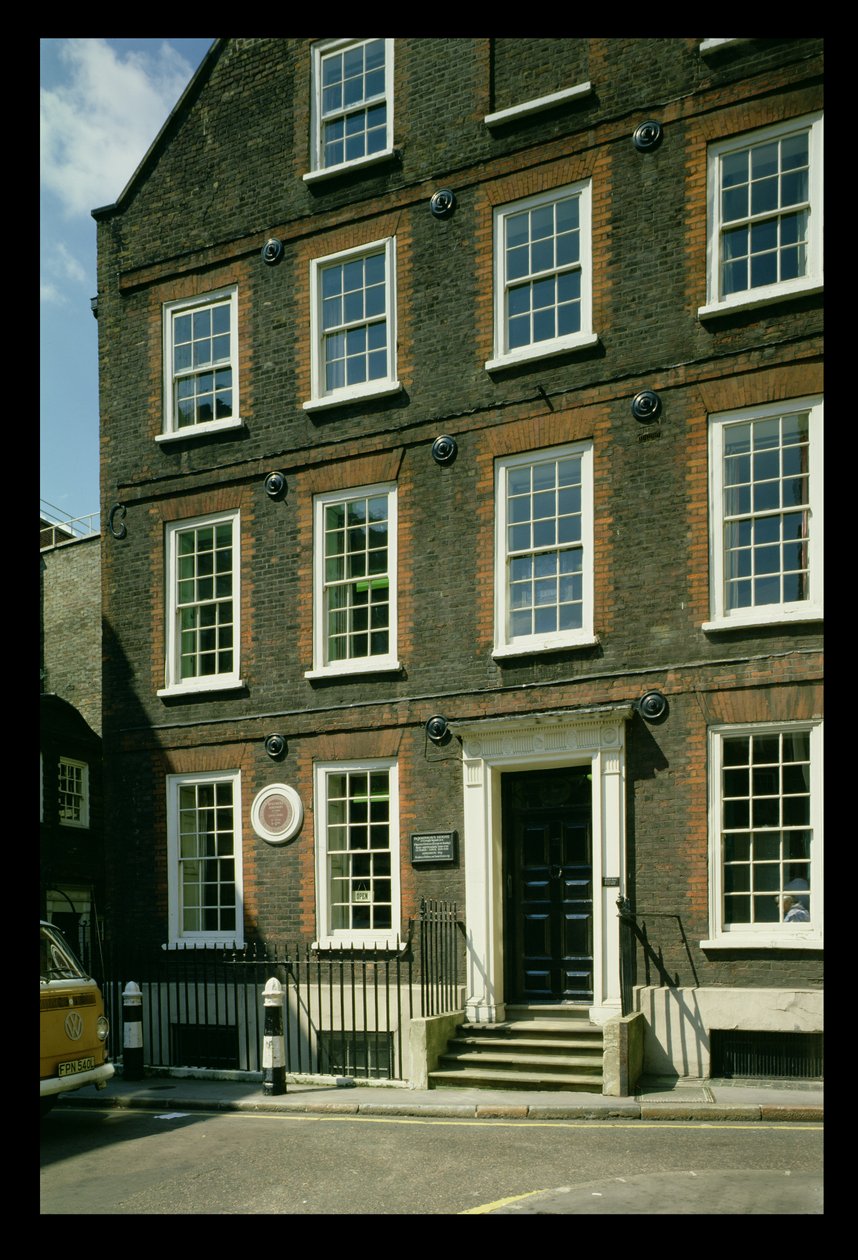 Huis van Samuel Johnson, City of London, gebouwd 1700 door Unbekannt Unbekannt
