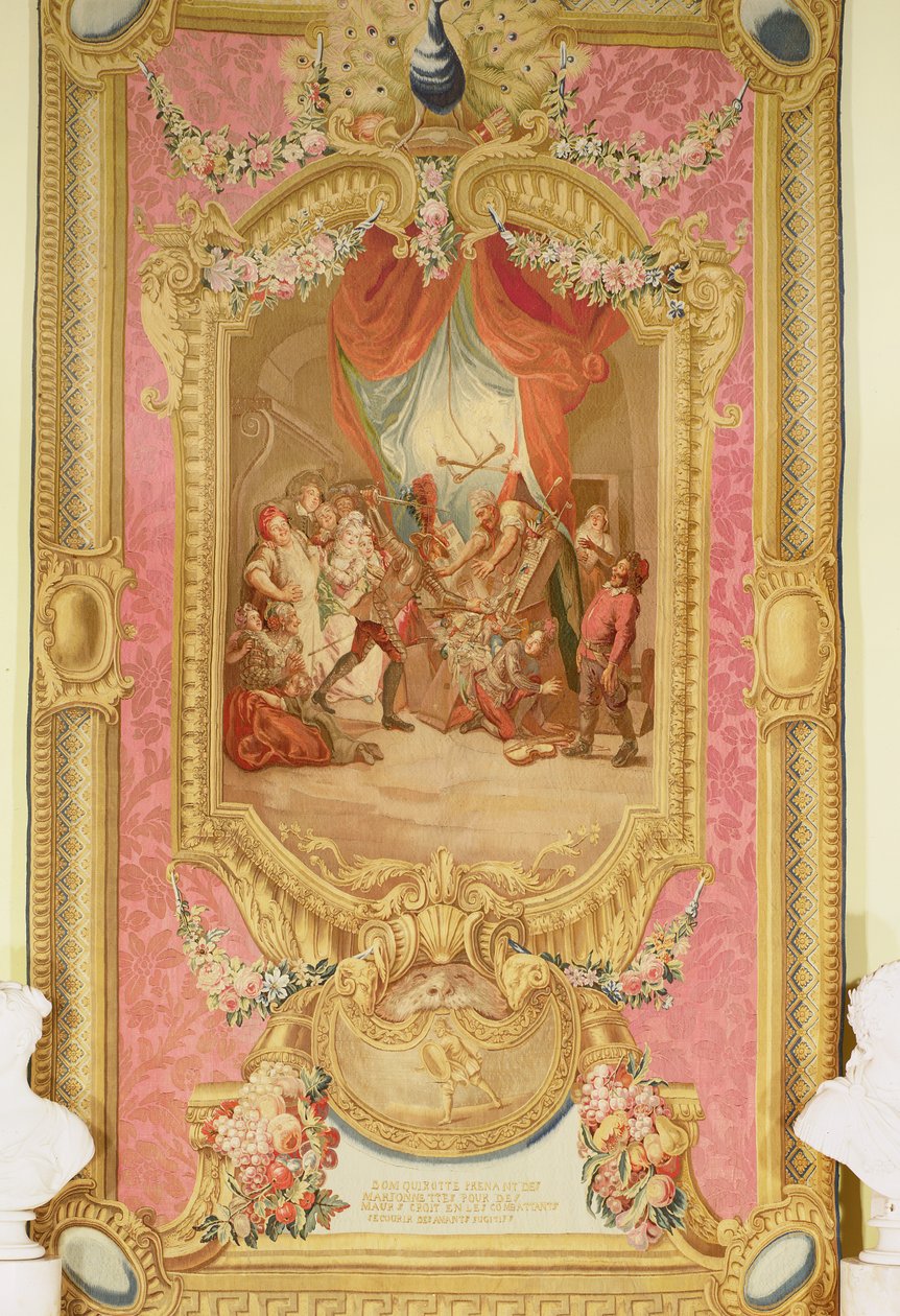 Scène uit Don Quichot, wandtapijt uit de Regents Gallery door Unbekannt Unbekannt