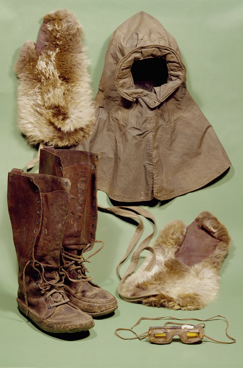 Scotts kleding gebruikt op de Antarctische expeditie, 1901-4 door Unbekannt Unbekannt