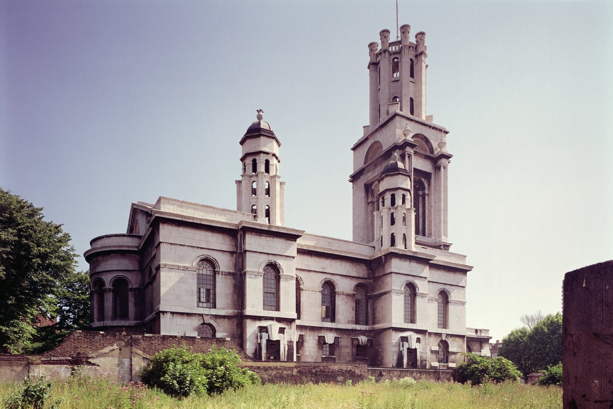 St. George in the East, Stepney, Londen door Unbekannt Unbekannt