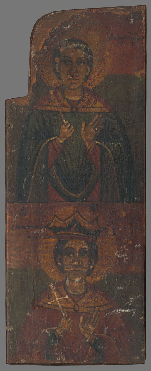Heilige Demetrius, Heilige Catharina door Unbekannt Unbekannt
