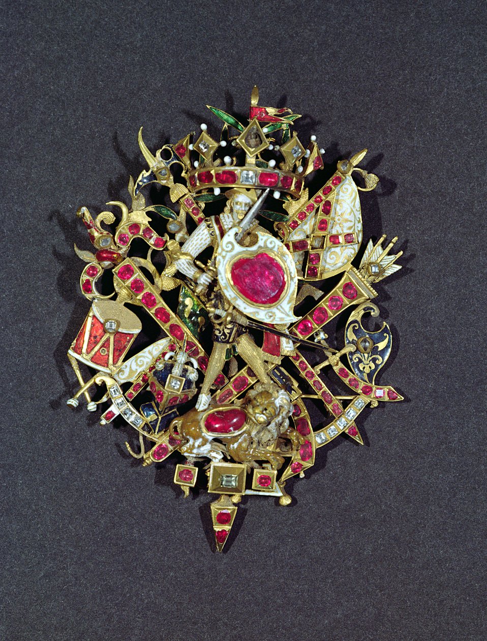 De Naseby Juweel, ter herdenking van de Slag bij Naseby in 1645 door Unbekannt Unbekannt