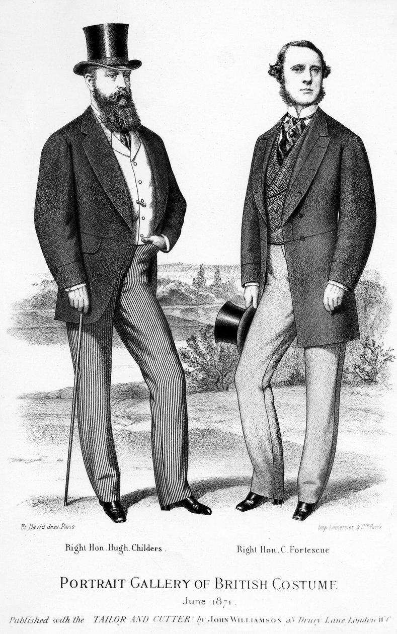 De Eerwaarde Hugh Childers en de Eerwaarde C. Fortescue, 1871 door Unbekannt Unbekannt