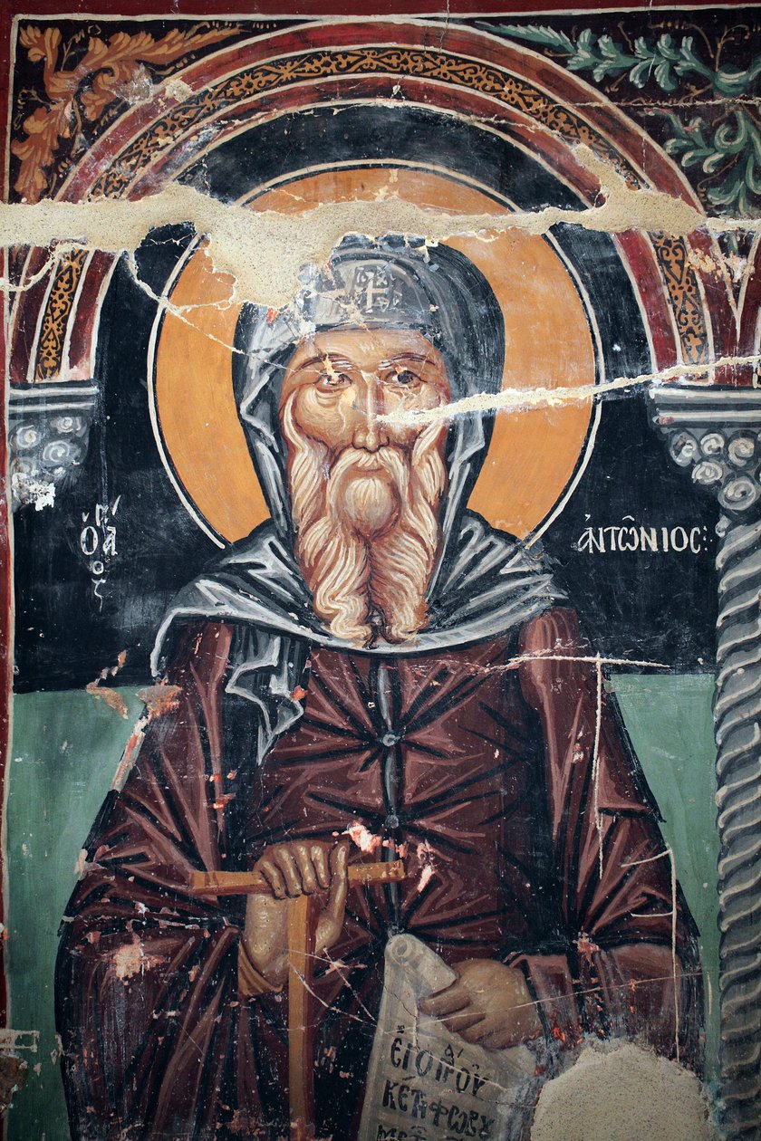 Byzantijns fresco uit de 15e eeuw door Unbekannt Unbekannt